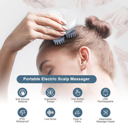 Electric scalp, pet Massager for Stress Relief