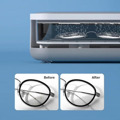 Household Mini Portable Ultrasonic Vibration Cleaning Machine for Jewelry Glasses